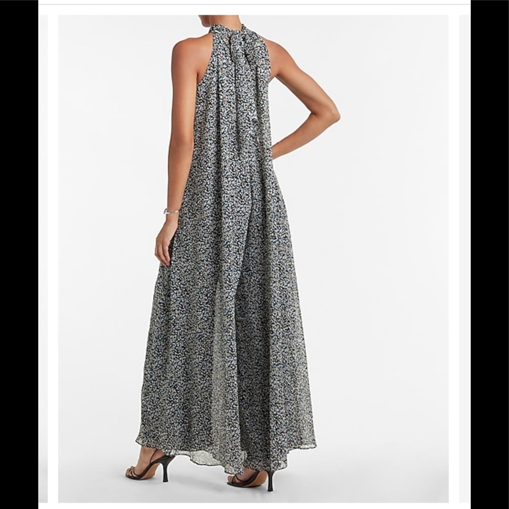 NWT- wide leg jumpsuit from Express- XS - Picture 3 of 11